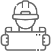 Architect White Icon