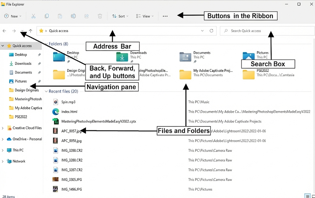 Parts Of File Explorer Windows 11