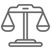 Law Firm White Icon