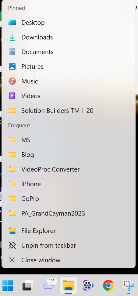 Windows 11 File Explorer Right Click